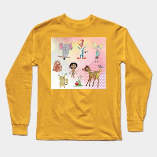 Kids' Favorites from Cartoons Long Sleeve T-Shirt